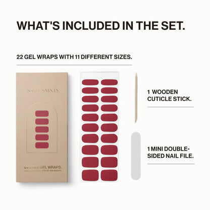 UV-FREE GEL NAIL WRAPS.