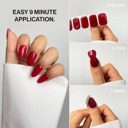 UV-FREE GEL NAIL WRAPS.